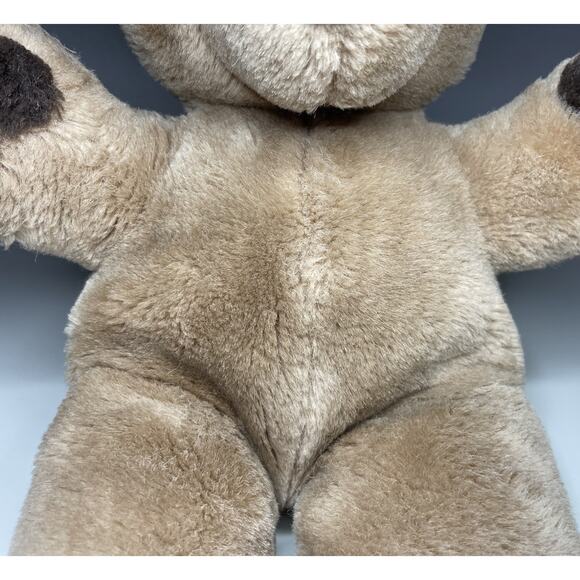 Vintage 1979 Gund Stitch Teddy Bear 16” Brown Tan Stuffed Animal - Picture 6 of 13